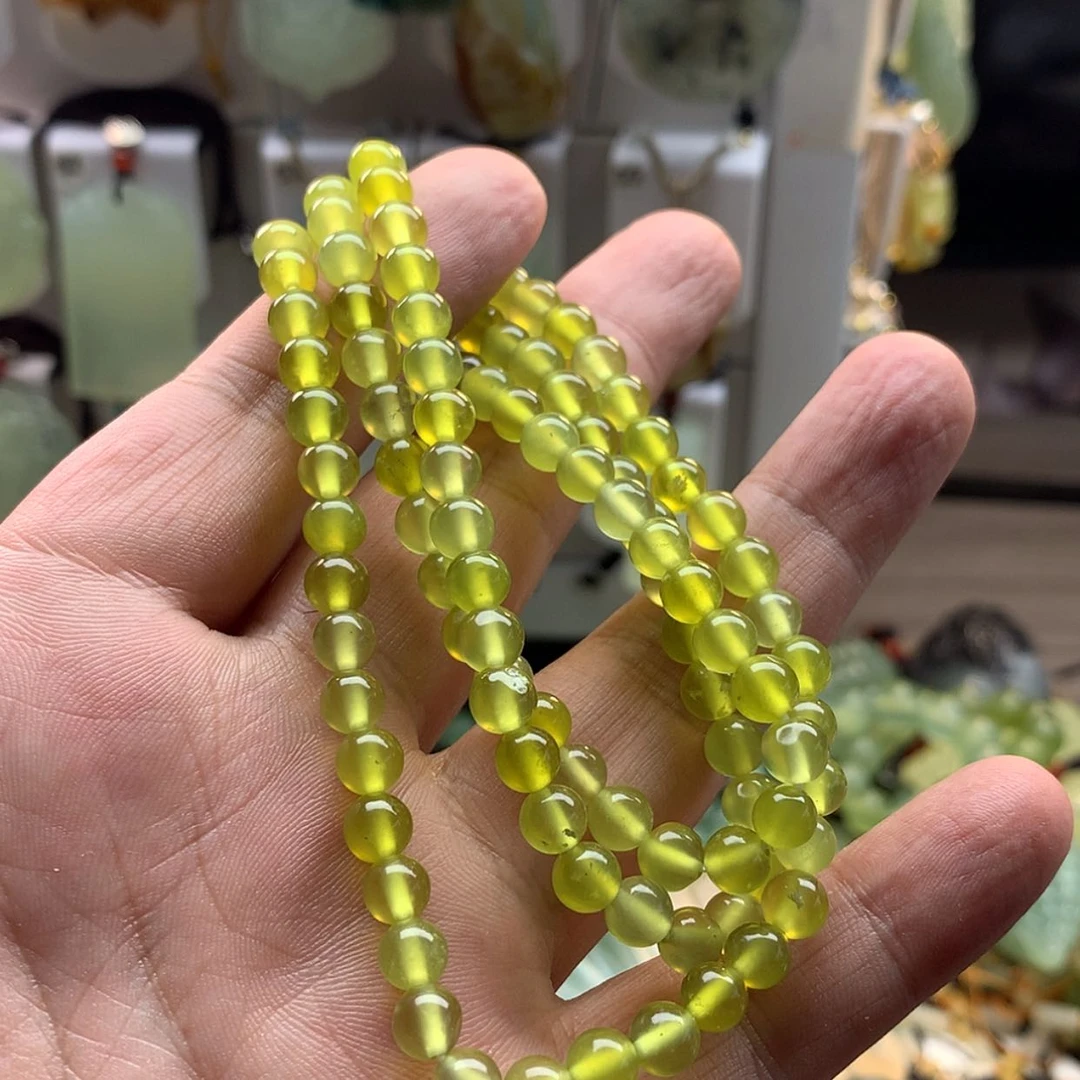 【闪购商品】未镶嵌蛇纹石玉手链