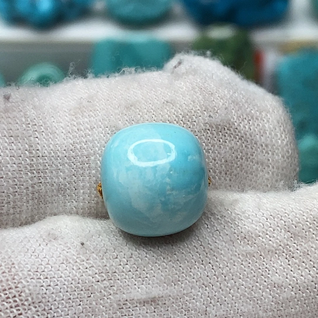 绿松石未镶嵌原矿绿松石地大质检