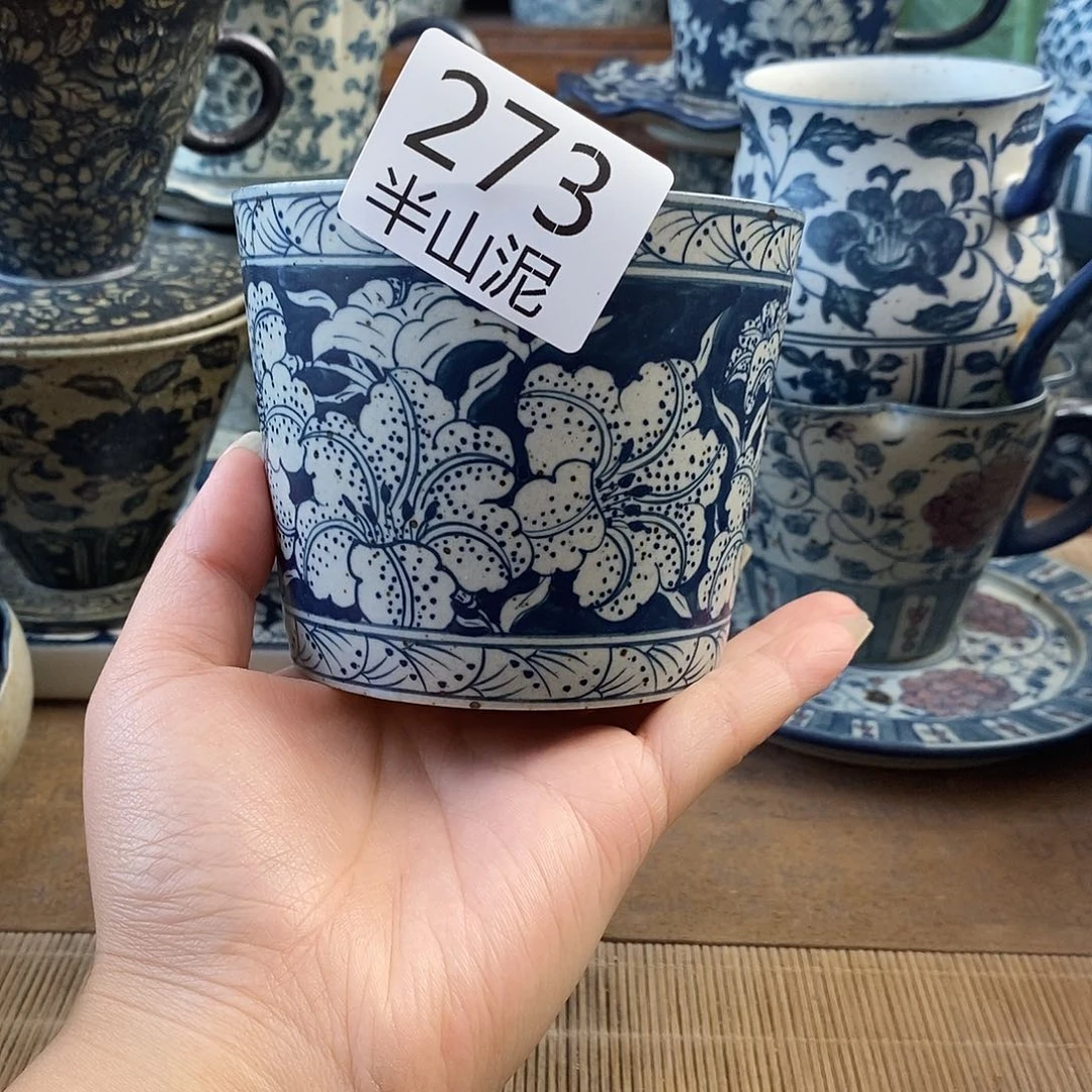 手工手绘青花高温陶瓷