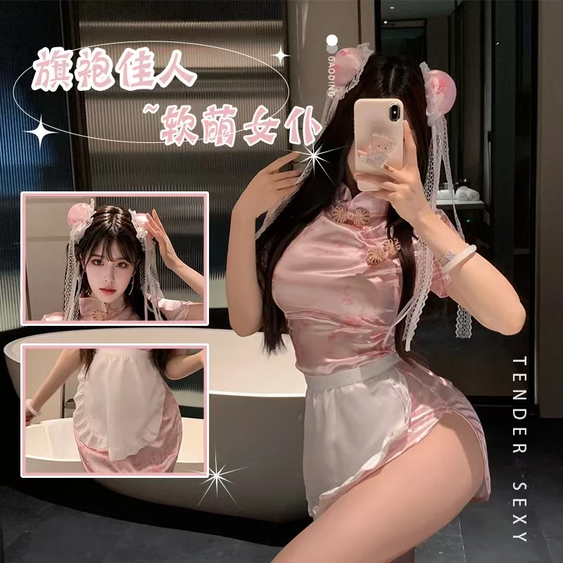 制服小衣服 可先拍不喜欢直接退即可 蕾丝性感复古显瘦纯欲风