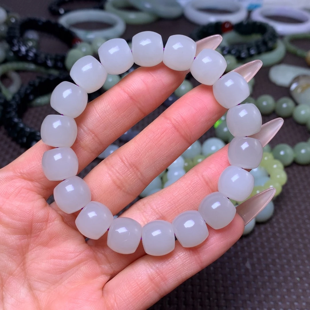 未镶嵌手串和田玉卡12