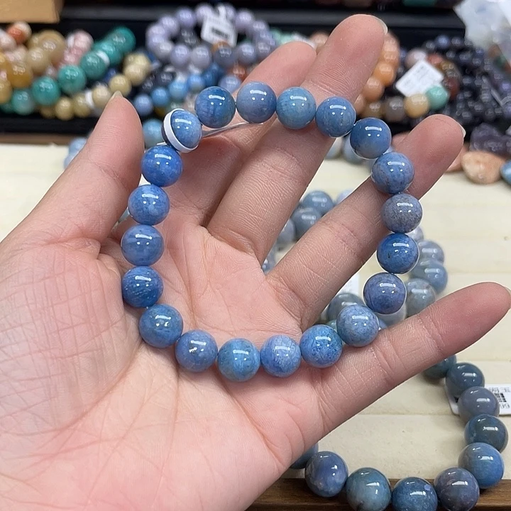 未镶嵌手串硅化珊瑚（珊瑚玉）冰**客241
