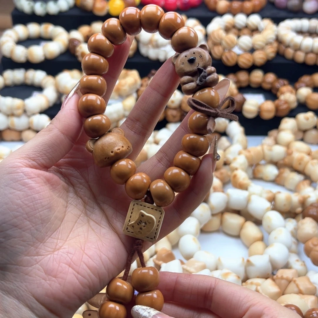 吊坠白玉菩提库克设计款15卡