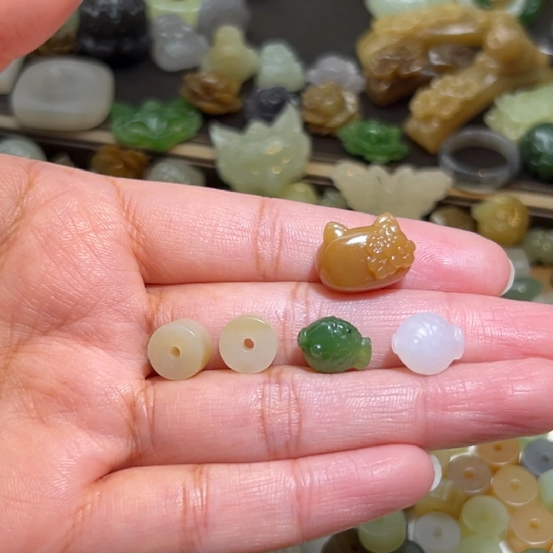 鑫***晴未镶嵌和田玉珠宝半成品