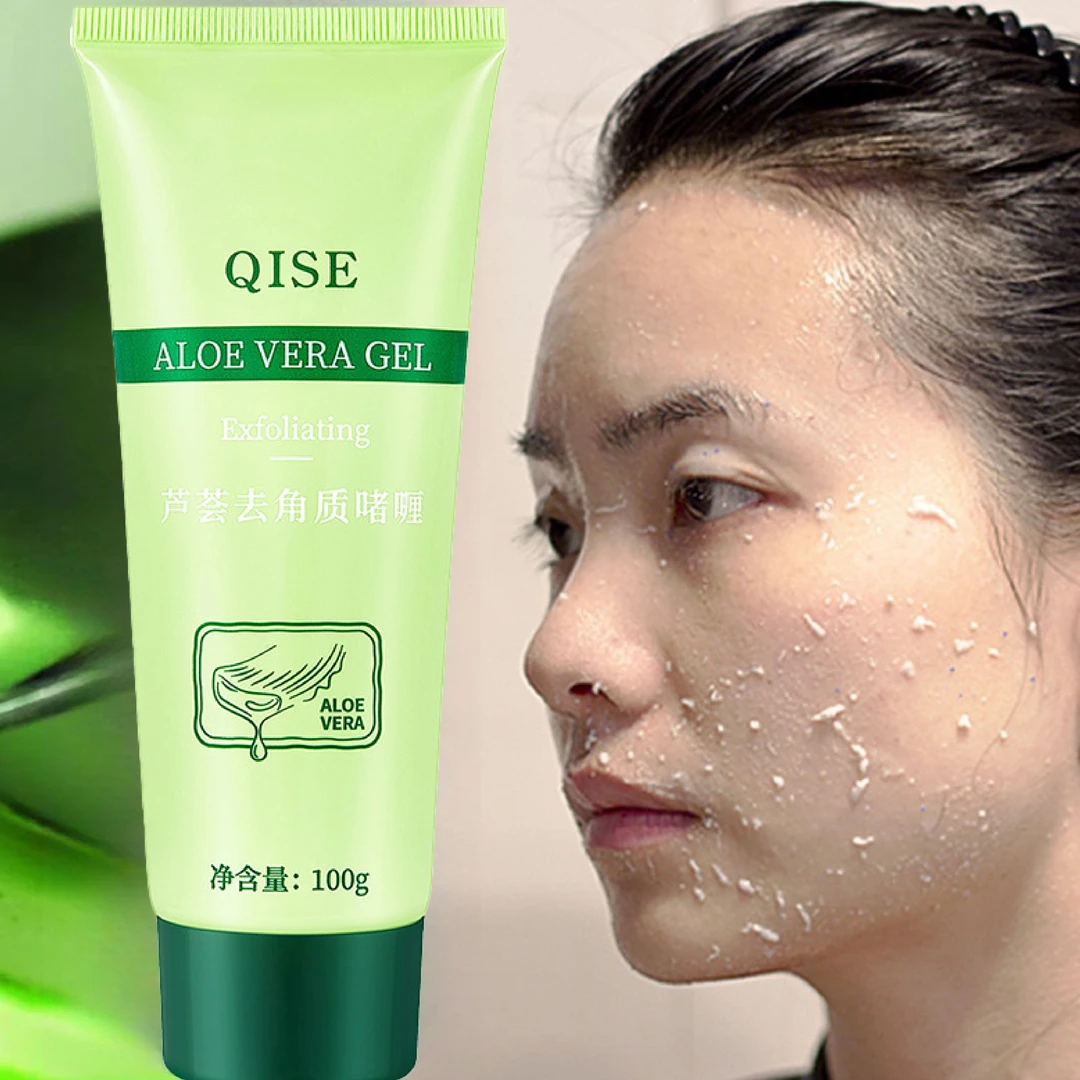 【拍一发三】芦荟去角质啫喱去死皮脸上面部脸部清洁凝胶磨砂男女士