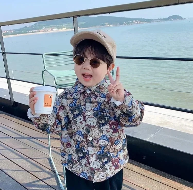 （直播扣号专用链接）男童春款洋气开衫外套2025新款长袖卡通