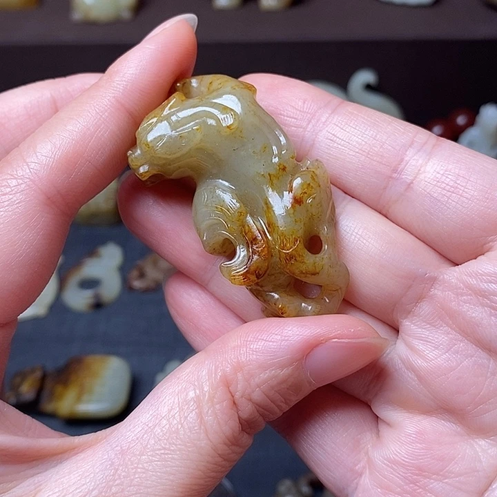 今***夕和田玉（糖玉）未镶嵌挂件