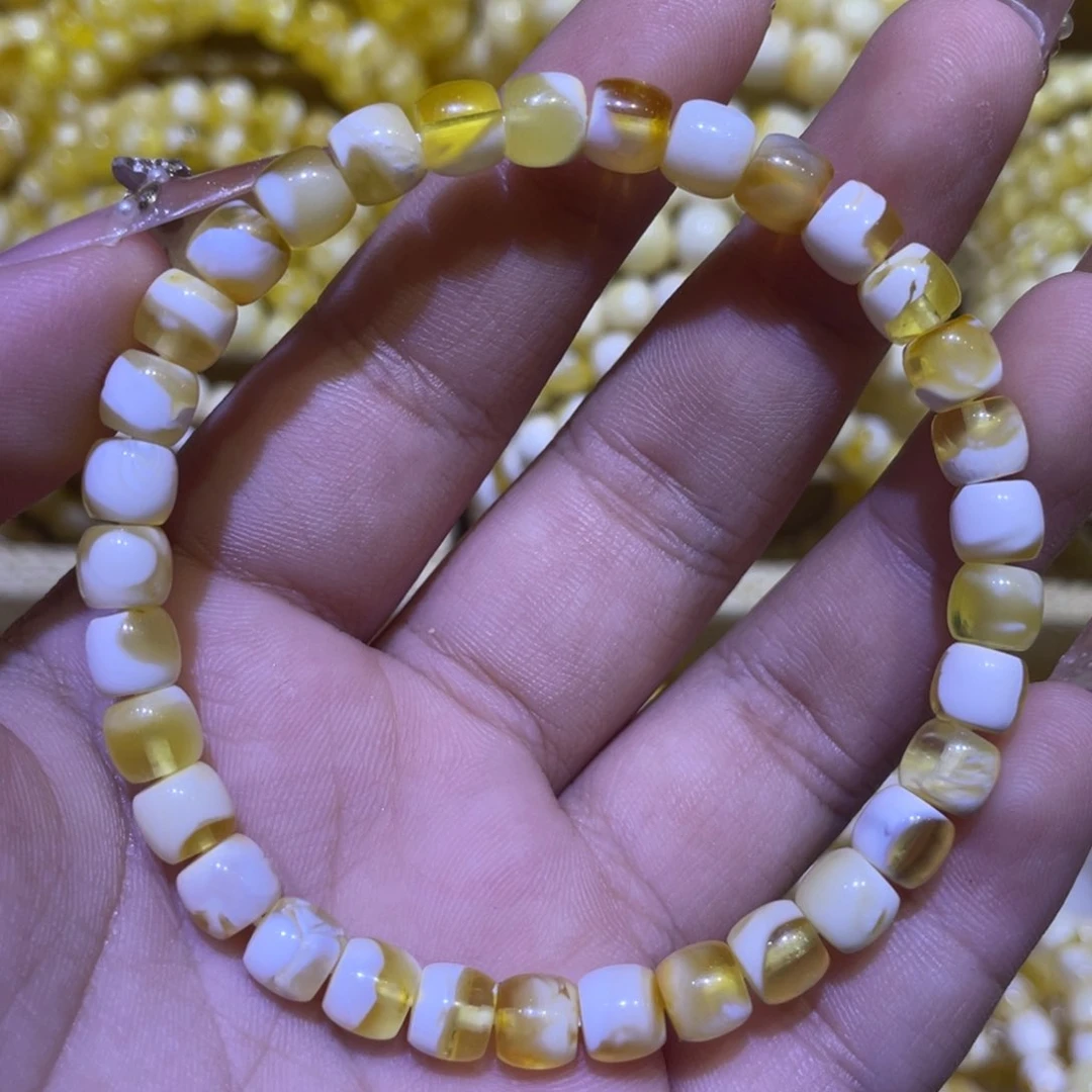 手绳琥珀未镶嵌6.3m