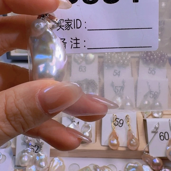 淡水珍珠颈饰银S925镶嵌