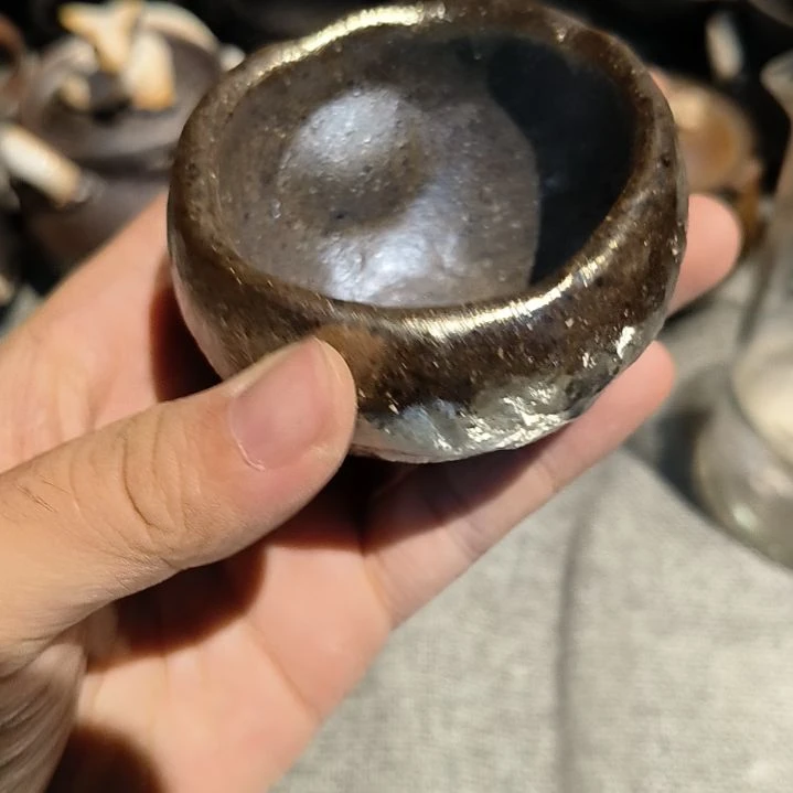 望月手作柴烧茶杯