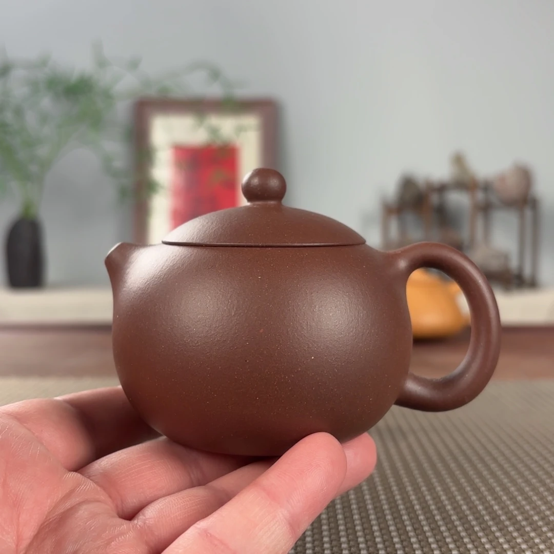 紫砂茶壶微瑕黄龙山原矿紫砂壶