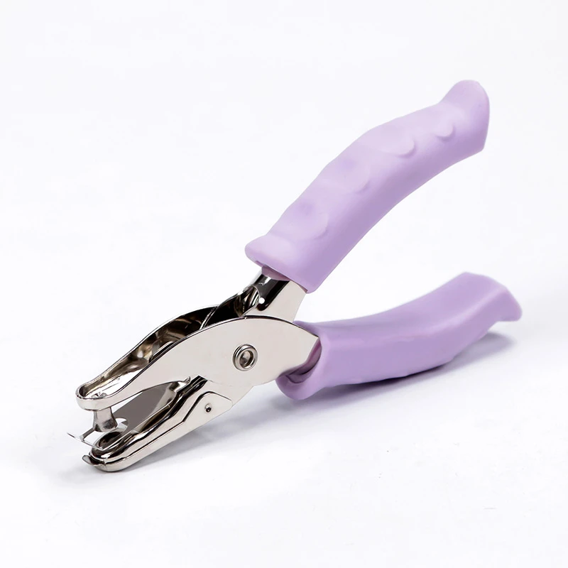 单孔打孔机小型手握打孔器A4活页本圆环孔热缩片打洞机圆孔学生