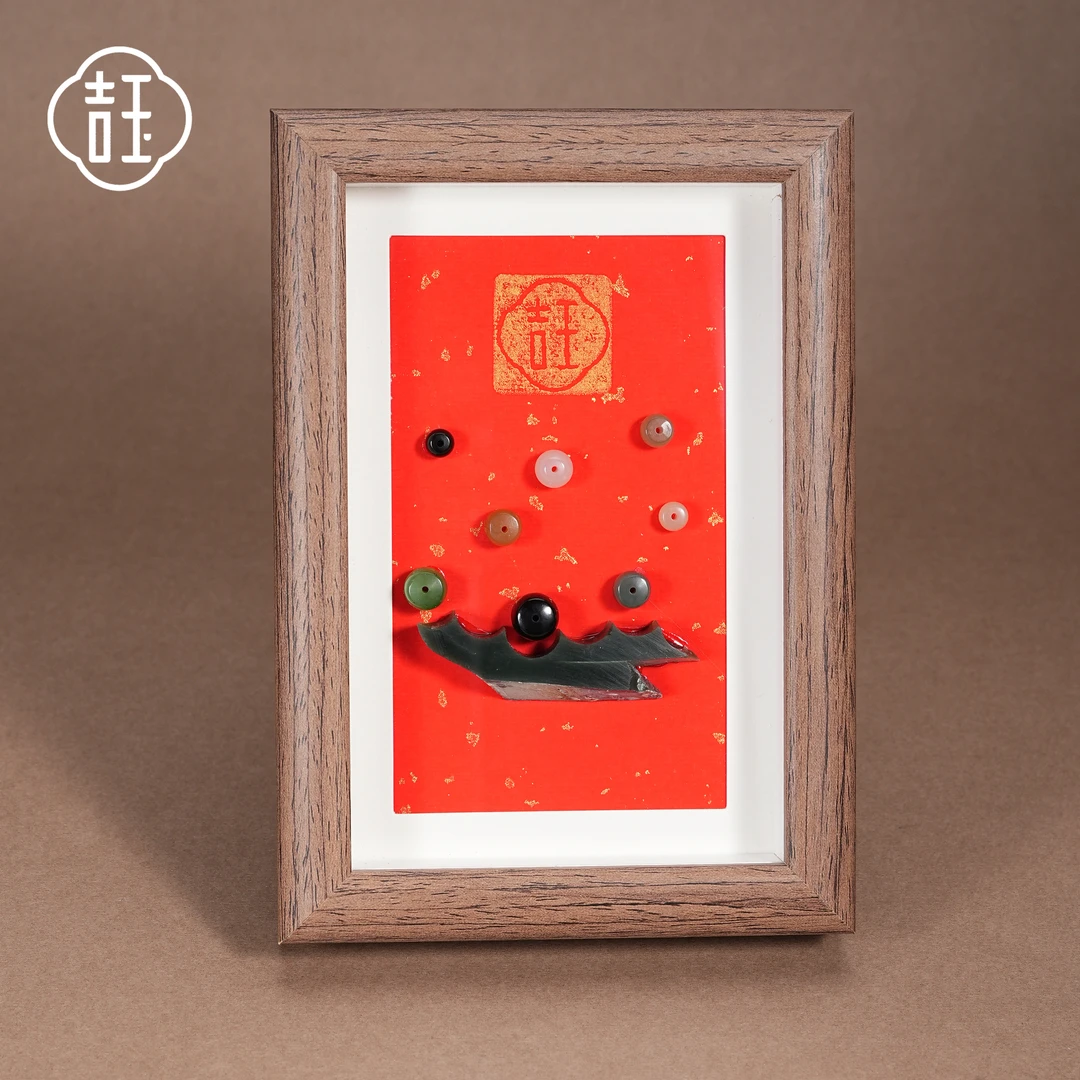 【吉玉-G6】和田玉矿标摆件