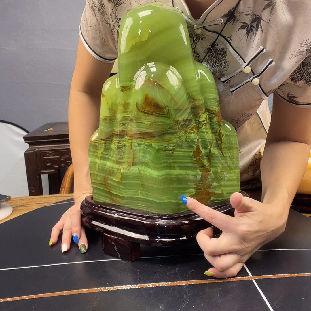 玉古青玉，摆件，1号