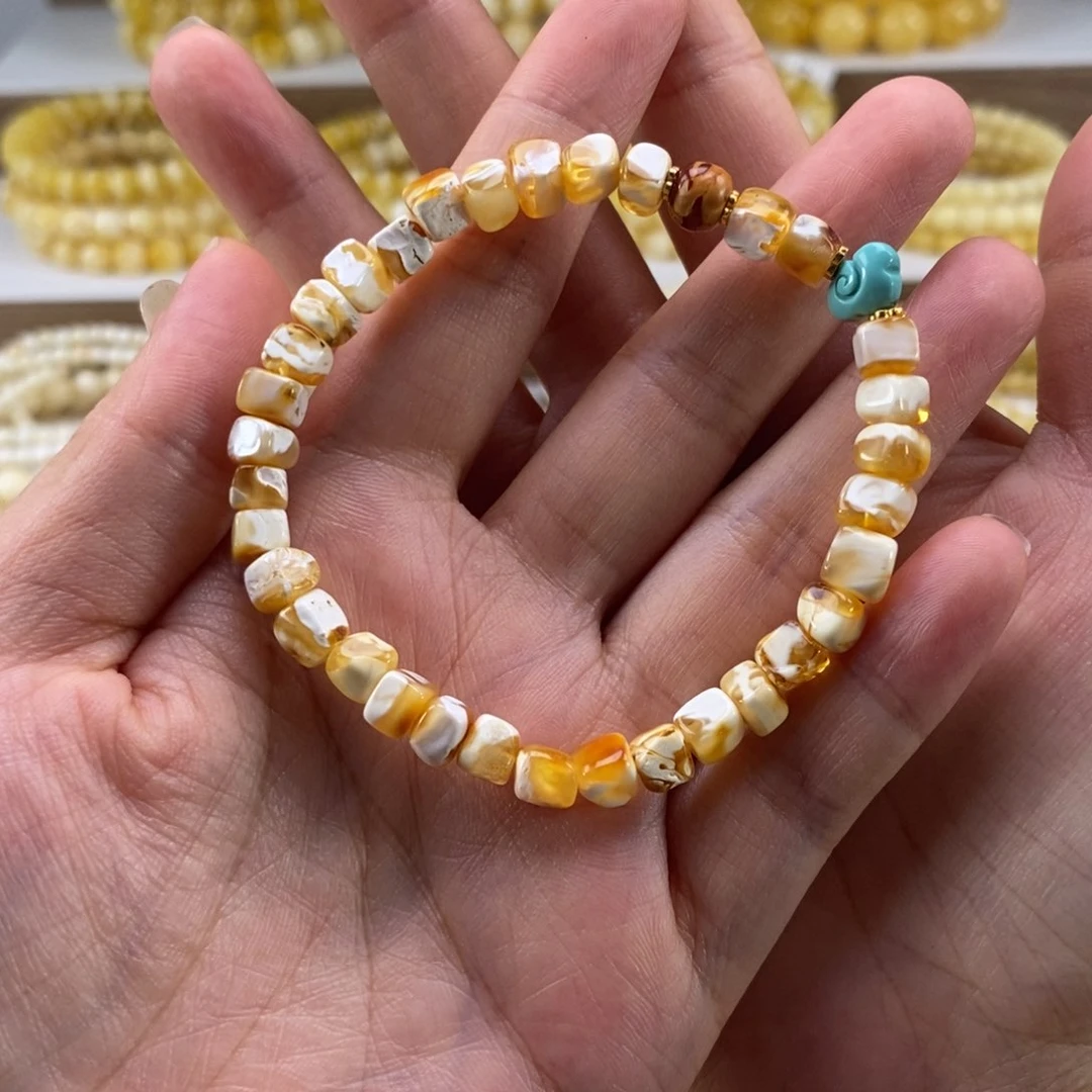 未镶嵌琥珀裸石就***、6+手串