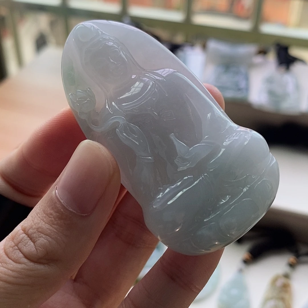 【闪购商品】颈饰未镶嵌翡翠天然缅甸A货翡翠