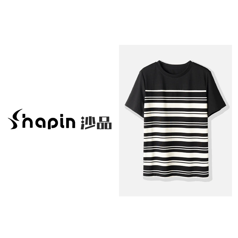 小众设计感条纹短袖T恤女夏季2024新款时尚休闲上衣ZD461145