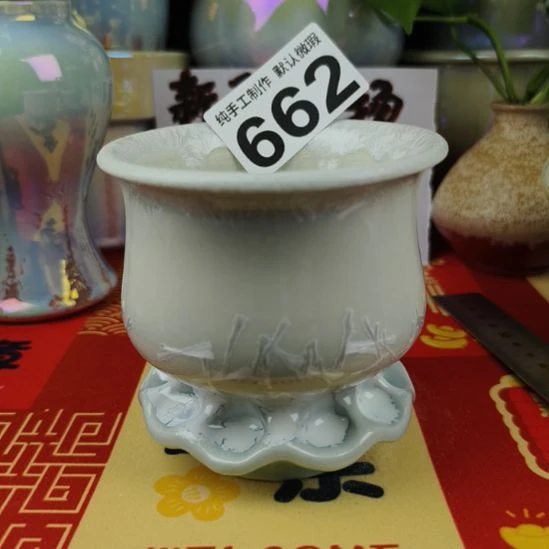 景德镇手工高温陶瓷：内口8.5高10