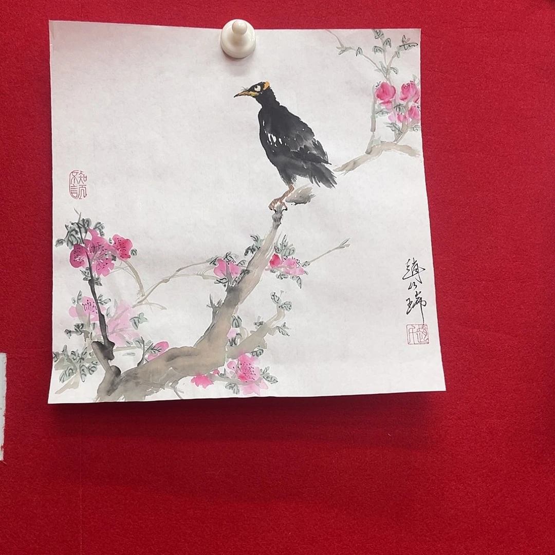 国画绘画作品多次参加