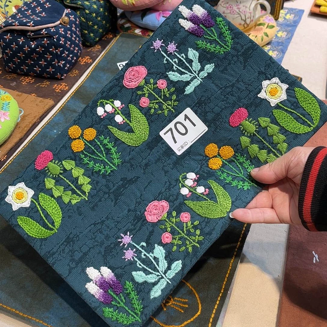 规格20.30刺子绣茶席
