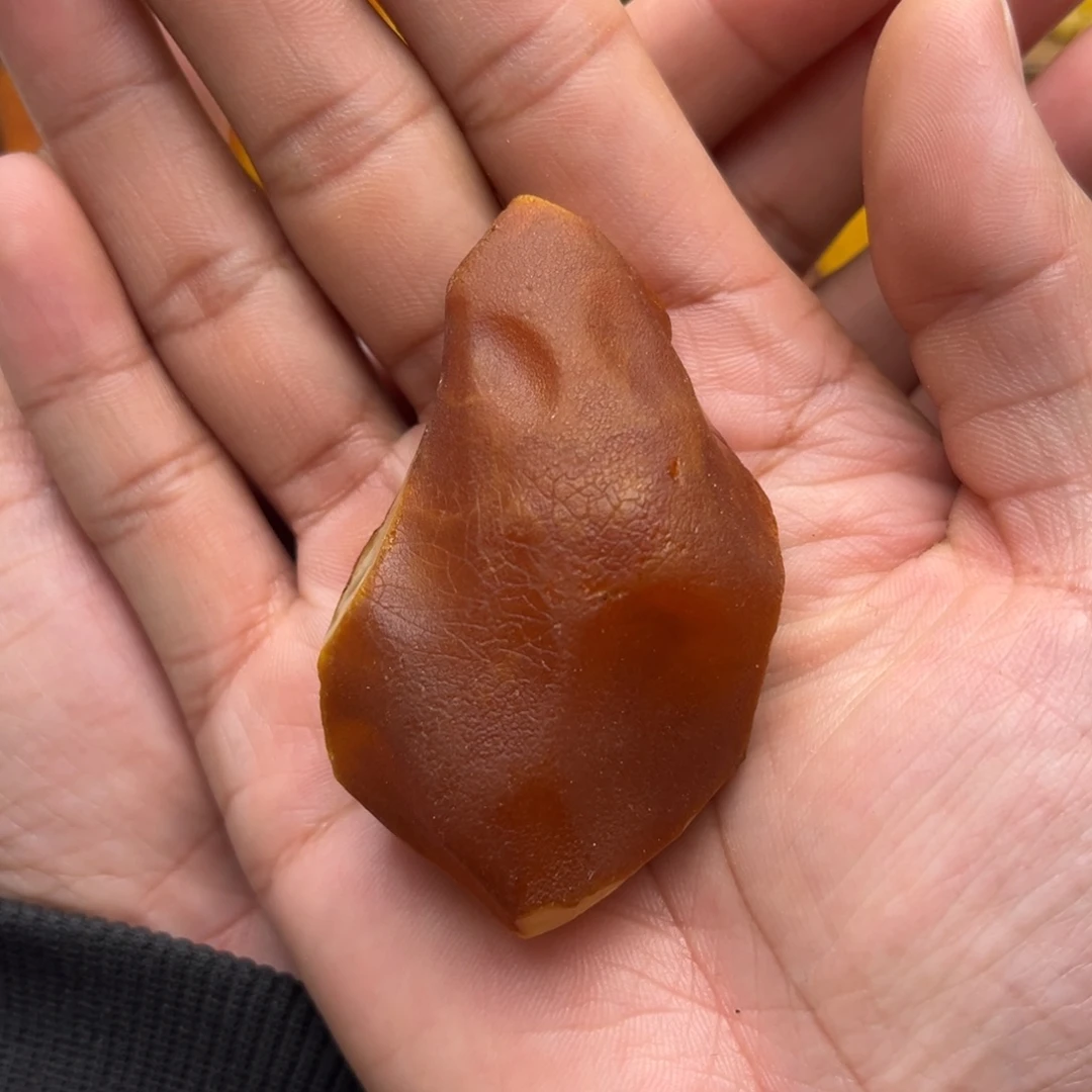 定制琥珀未镶嵌蜜蜡定制水滴吊坠