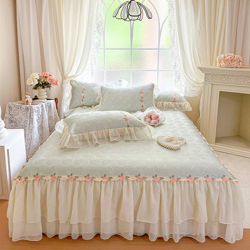 【韩国Poe凉感丝 Pe升级版】软凉席三件套夏天专用空调凉感可机洗