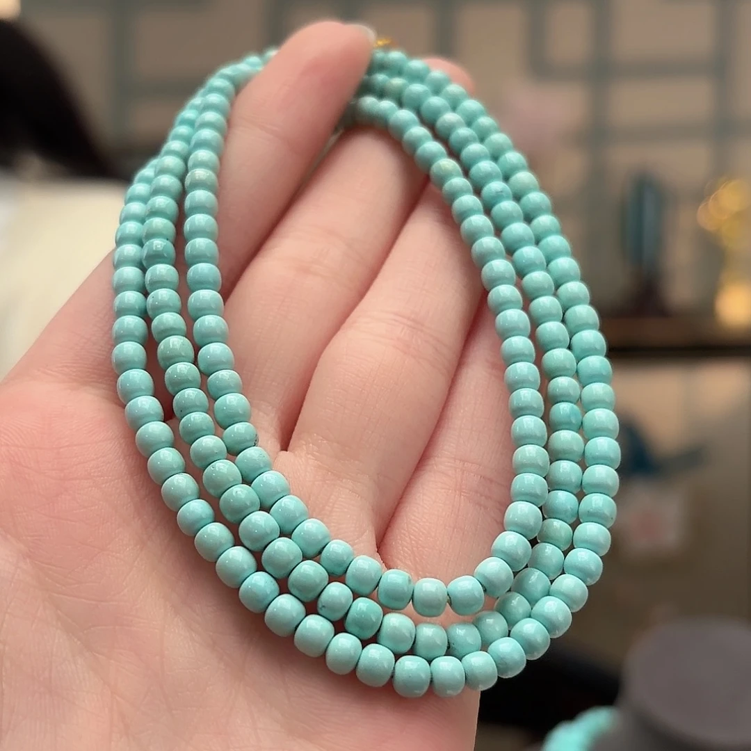 绿松石未镶嵌颈饰