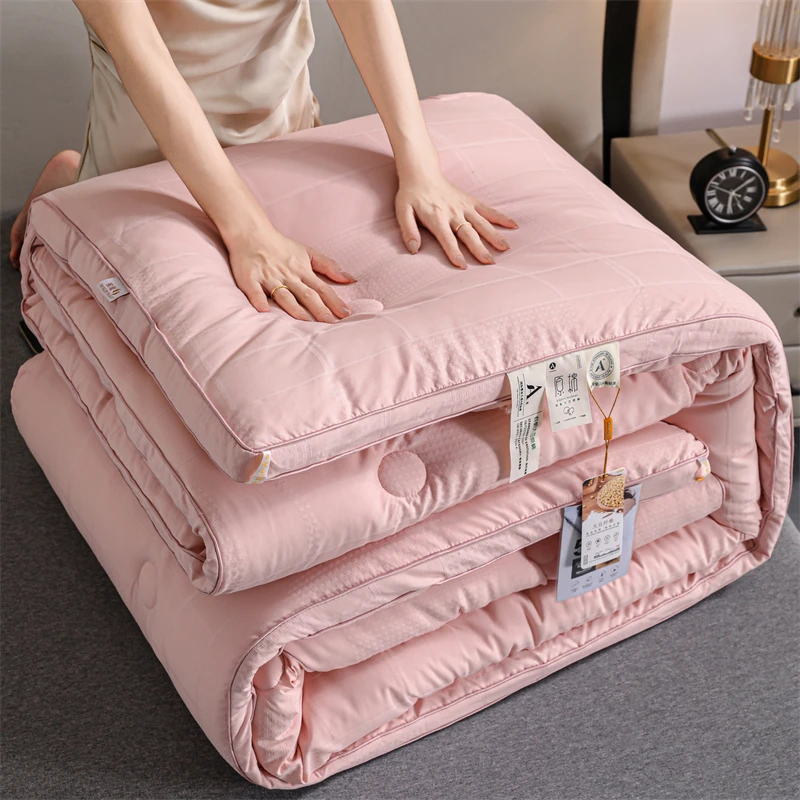 品牌家纺大豆纤维被冬被纯棉被子蛋白加厚保暖被芯春秋被四季通用