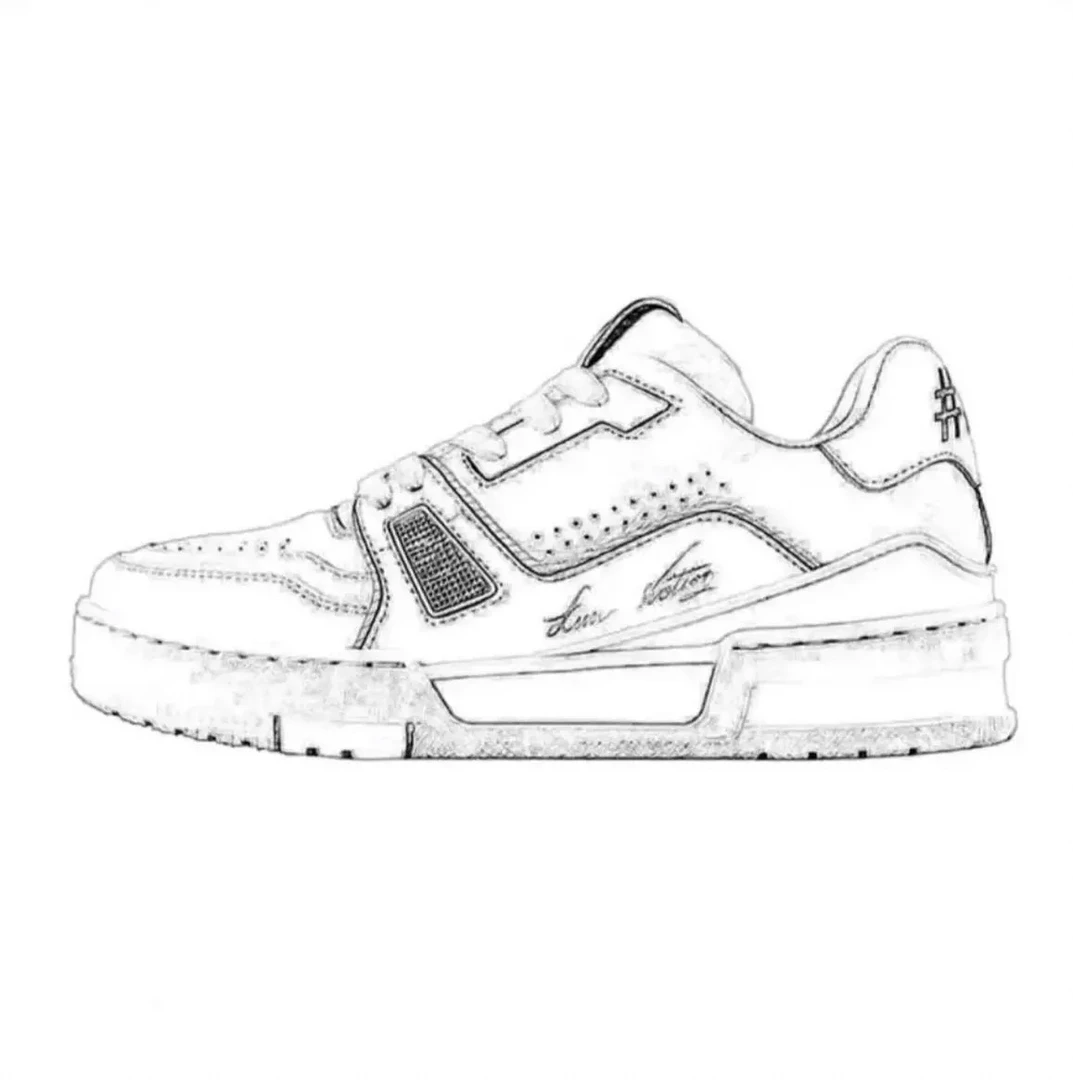 字母齐全 细节拉满 广广天花版本顶奢带芯男女情侣板鞋LALC休闲鞋