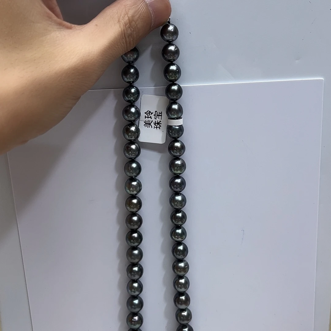 海水珍珠银S925镶嵌颈饰