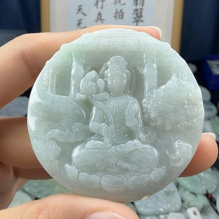 翡翠未镶嵌颈饰翡翠