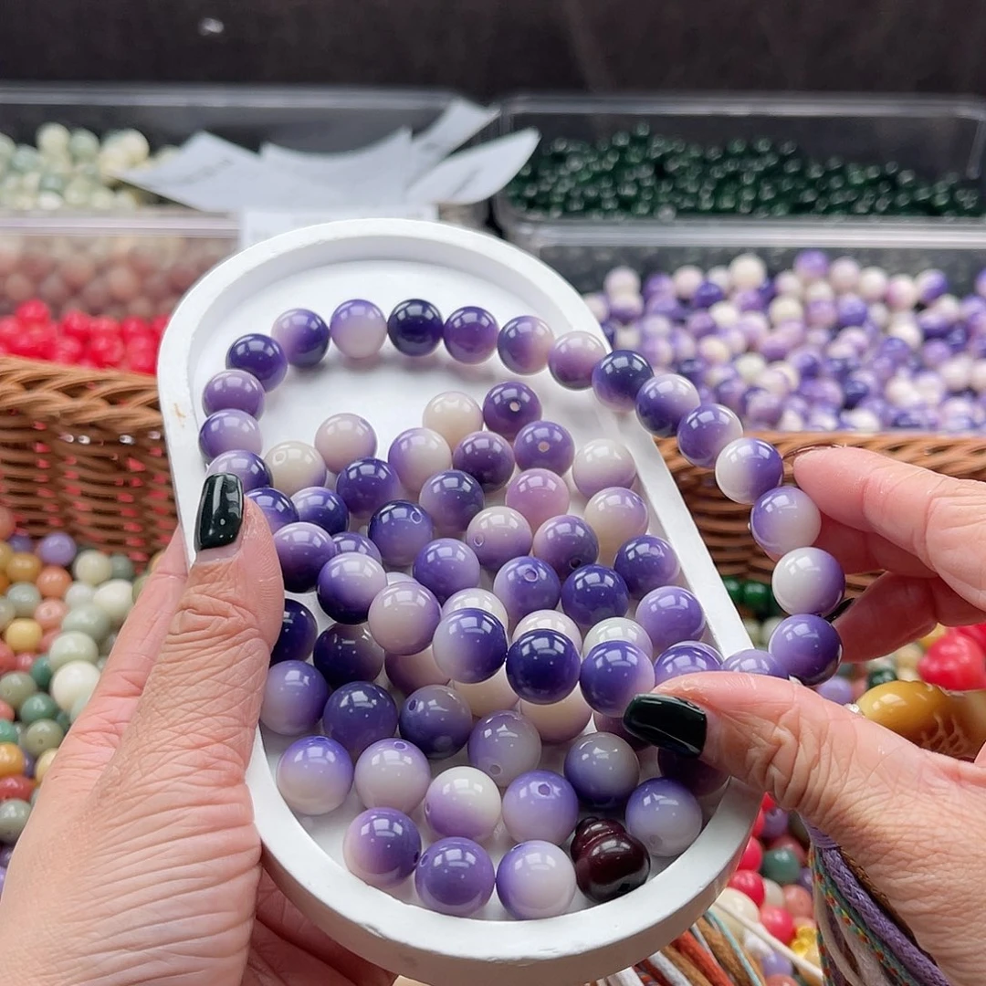 白玉菩提吊坠Q/12mm/100+20颗