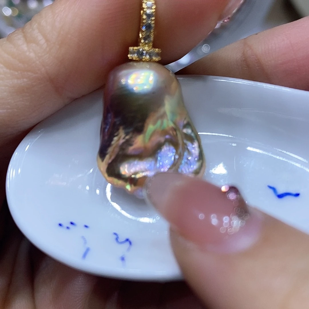 淡水珍珠耳钉未镶嵌