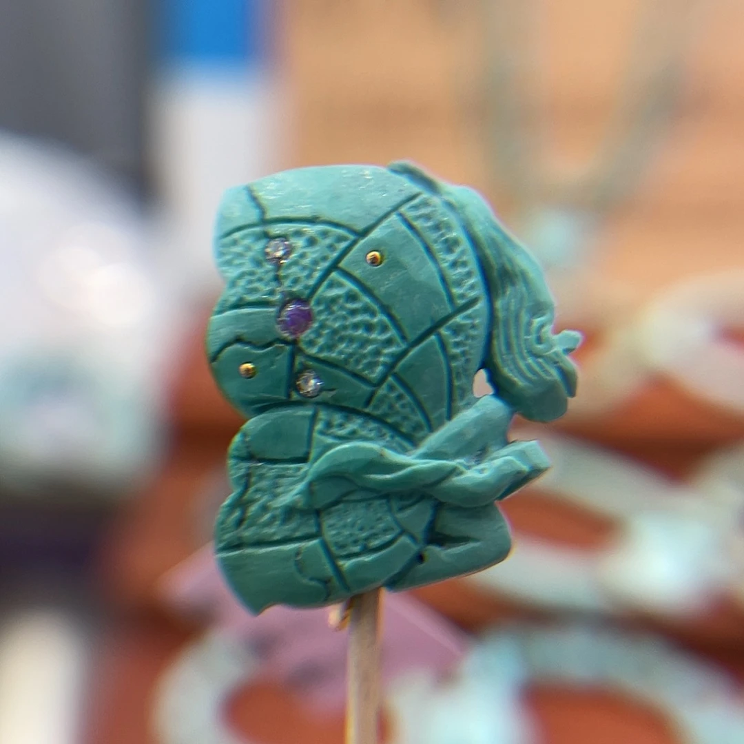 绿松石未镶嵌珠宝奇石