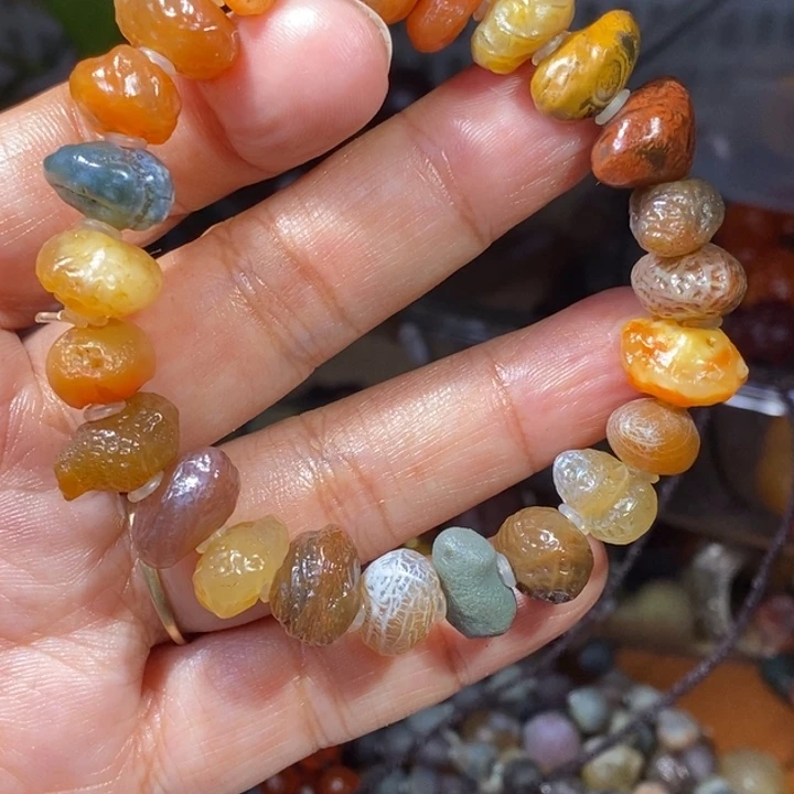 玛瑙/玉髓珠宝半成品未镶嵌