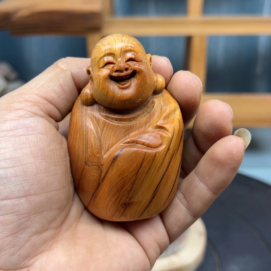 木忆*。崖柏木摆件手把件