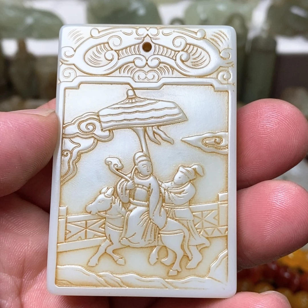 和田玉颈饰未镶嵌贺*