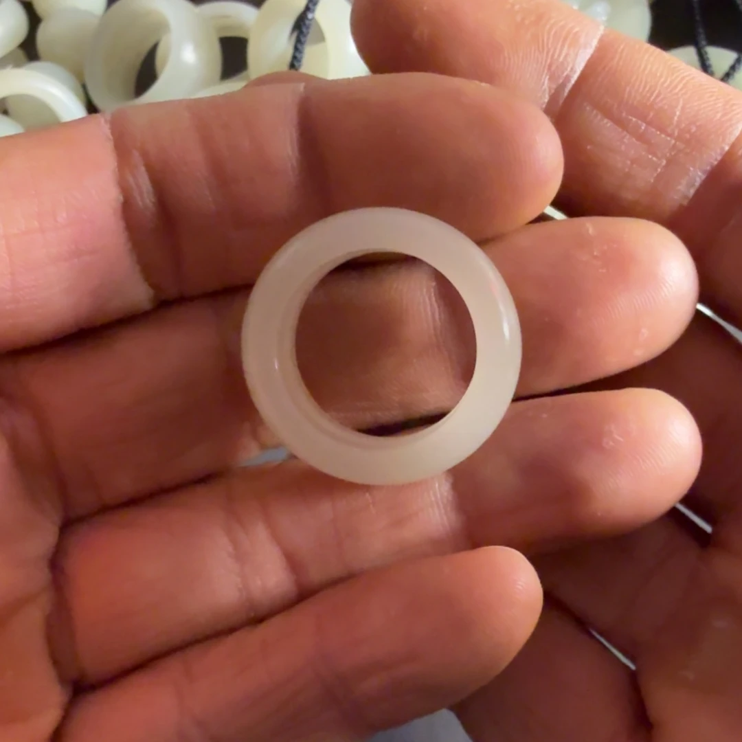 和田玉戒指未镶嵌靖*