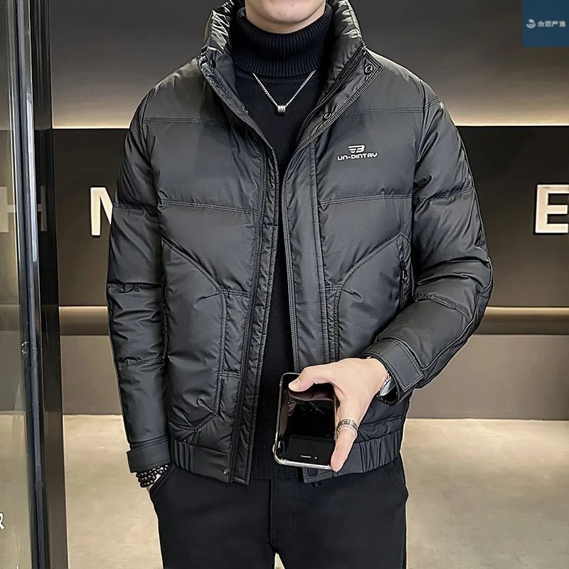 冬季男士立领棉服短款外套韩版保暖时尚男装修身轻薄潮流加厚棉衣