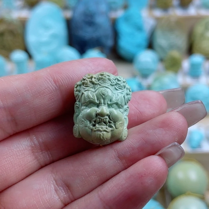 绿松石未镶嵌珠宝奇石17.3mm