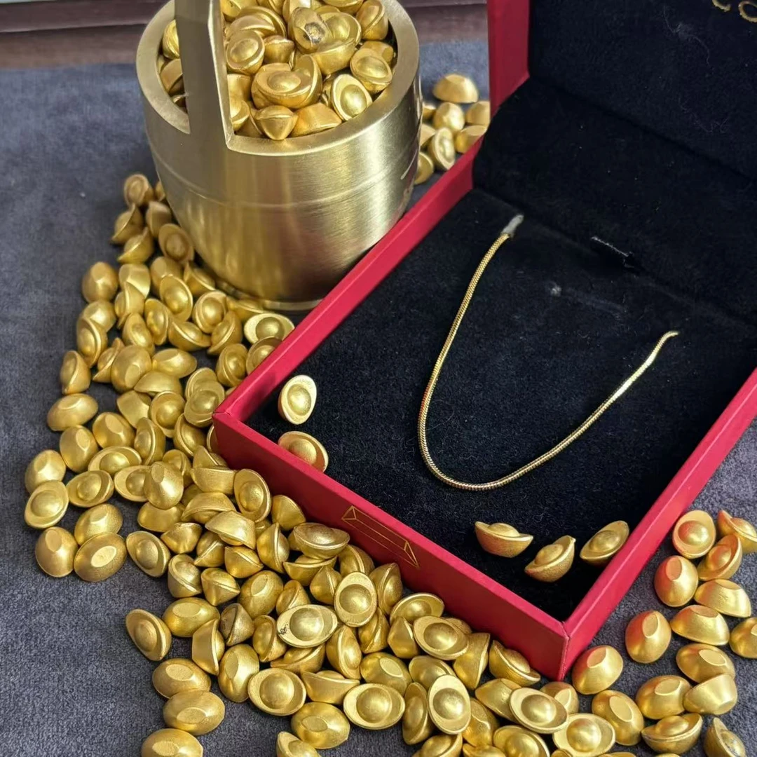 铜合金项链 八角蛇骨项链 叠带锁骨链金色时尚百搭手工素链