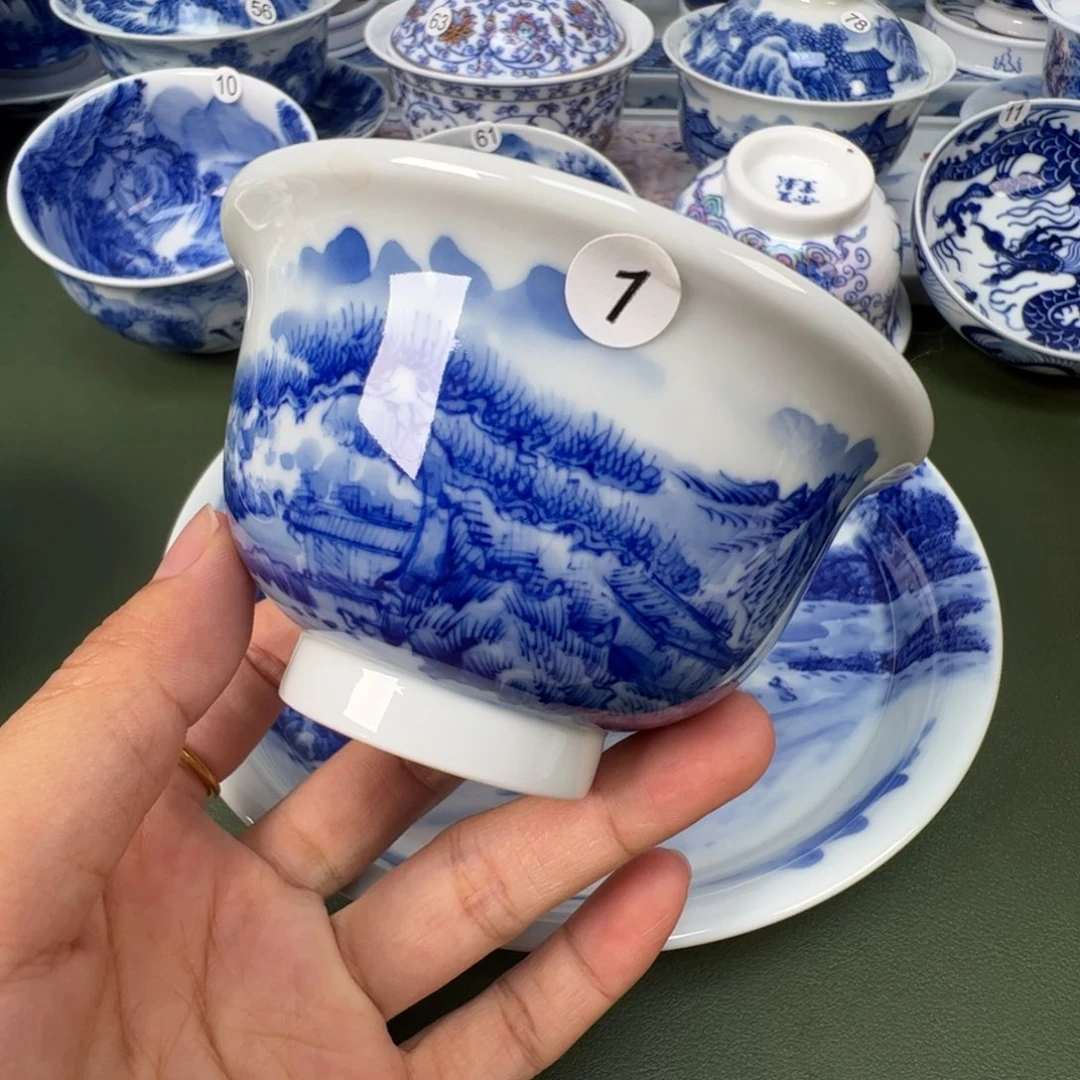 景德镇纯手工纯手绘茶具木木1