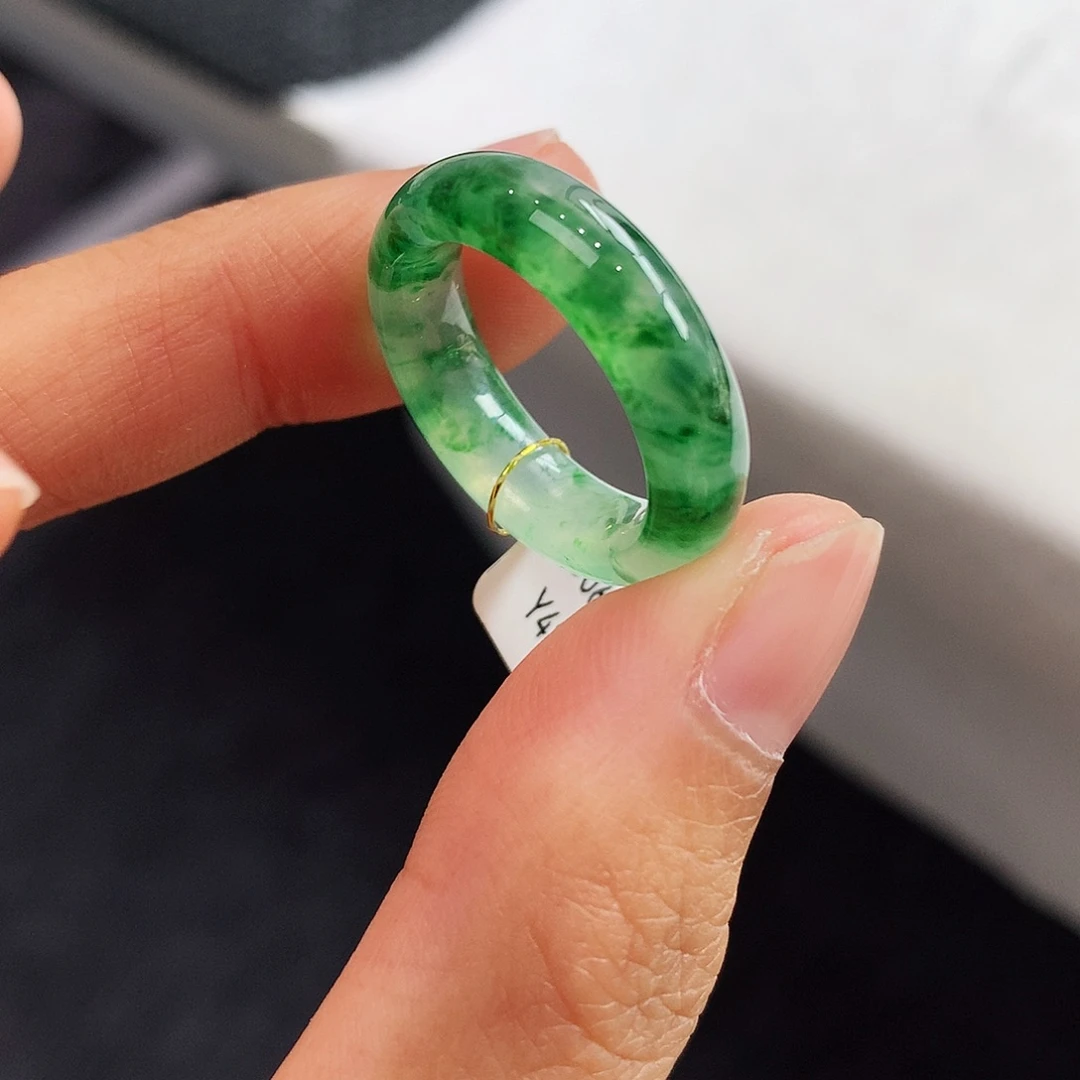 翡翠未镶嵌戒指14-15号