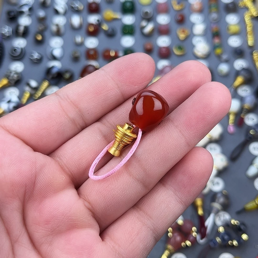江***滕玛瑙/玉髓未镶嵌饰品