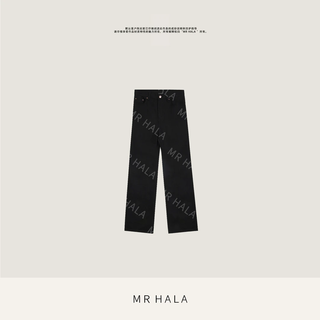 MRHALA 亲贤进口丹宁直筒牛仔裤女 LNK60117