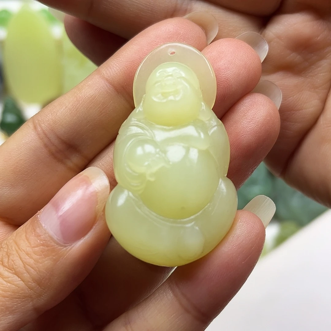 和田玉未镶嵌项链