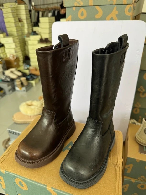 【郭郭童品】两色时尚四季高靴子（7952）