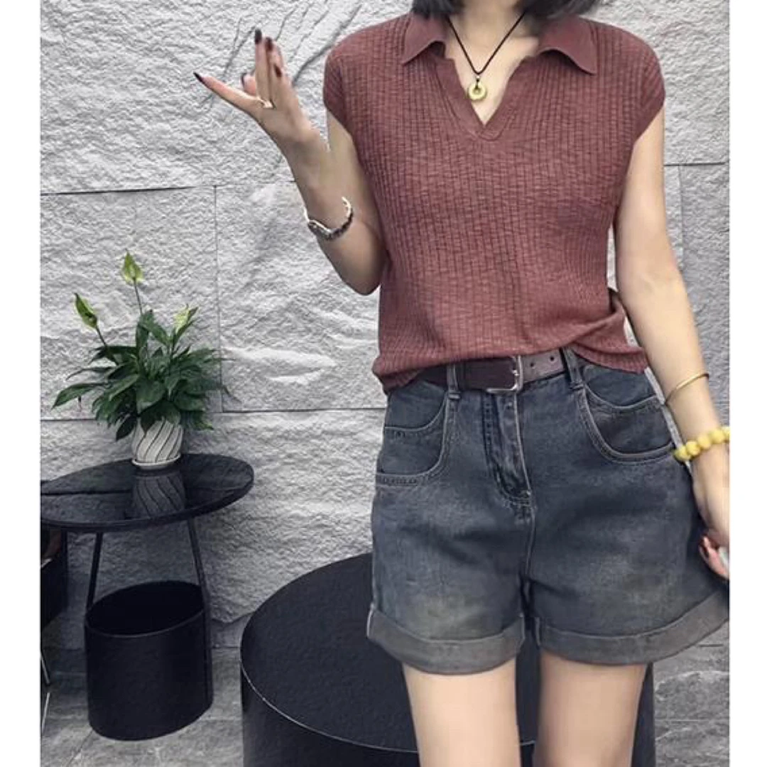 新款复古时尚高腰女装百搭休闲阔腿裤潮