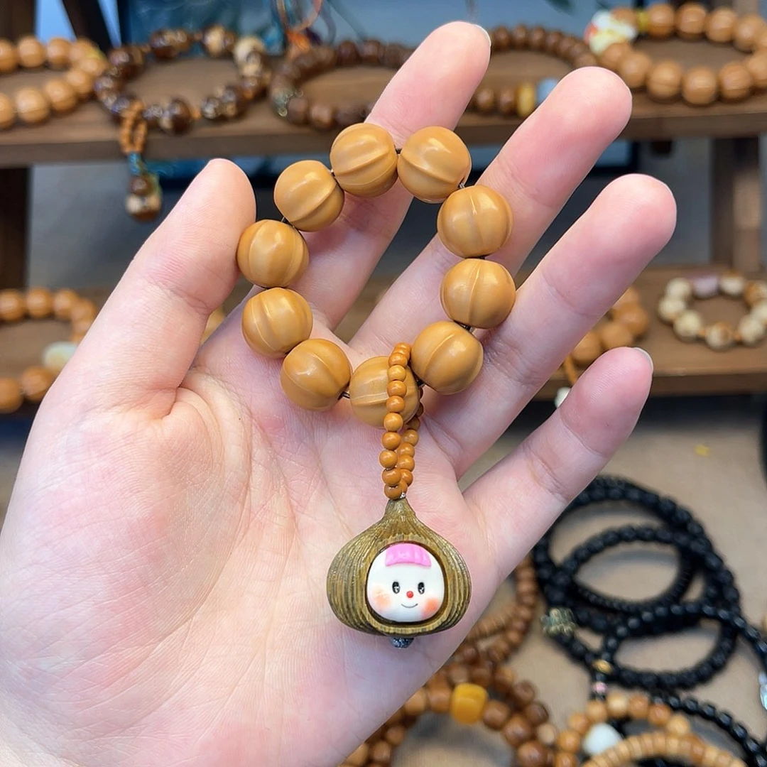 猴头核桃吊坠*️手捻搭配多妹