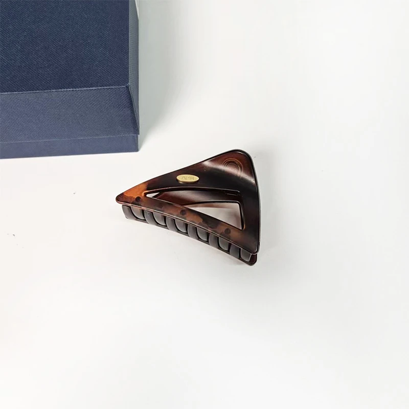 【8x5cm】摩瑟家居【A家三角夹深hp色 】HAZC发夹发卡发箍